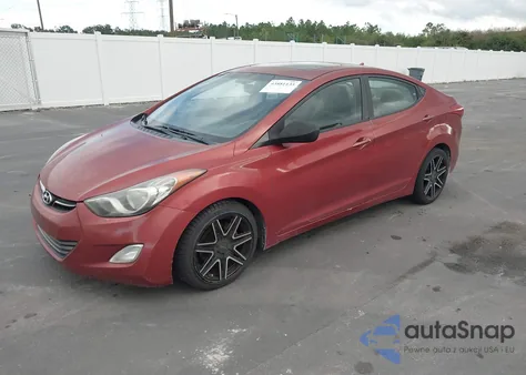 2011 Hyundai Elantra Limited (Ulsan Plant) from USA, damaged, VIN KMHDH4AE2BU093283